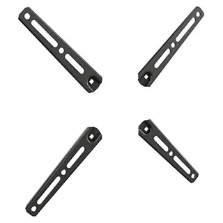 3IDEE RICOO VESA Adapter universal TV Wandhalterung Fernseher Halterung für 32-55 Zoll, VA0200 Erweiterung 200x200 auf 400x400, smart Fernsehhalterung schwarz