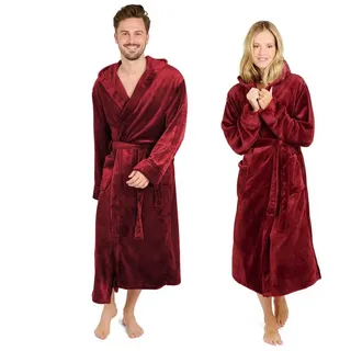 Blumtal Bademantel Rot XXL