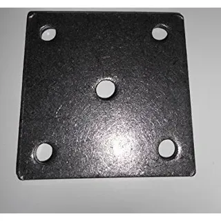 Bayram® Ankerplatte Eisenplatte Stahlplatte Eisen Stahl Platte Flacheisen 120x120x6mm