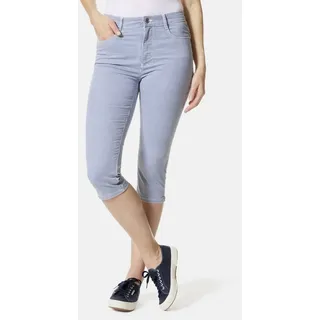 STOOKER WOMEN 7/8-Jeans Stripe Capri Skinny Fit Jeans Skinny Fit Casual Clean Wash Denim Jeans Magic Shape Effekt für Damen blau 46