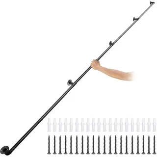 Vevor Retro Wasserrohr Handlauf 396 cm Kohlenstoffstahl