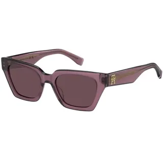 Tommy Hilfiger TH 2101/S Sonnenbrille, Mauve, 52 für Damen, Malvenfarben, 50 - 50 (M)