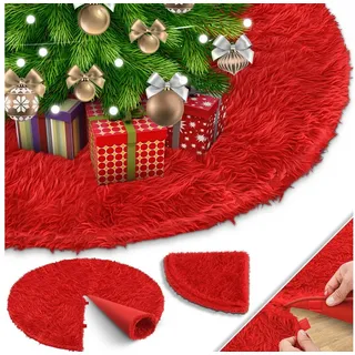 Kesser Weihnachtsbaumdecke 90 cm rot