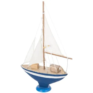 Maritime Segelboot-Deko aus Holz für stilvolle Raumgestaltung
