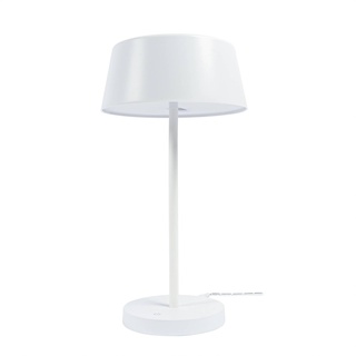 Lindby LED Tischlampe 'Milica' (Touchdimmer) dimmbar (Skandinavisch) in Weiß aus Metall u.a. für Wohnzimmer & Esszimmer (1 flammig,) - Tischleuchte, Schreibtischlampe, Nachttischlampe, Touch