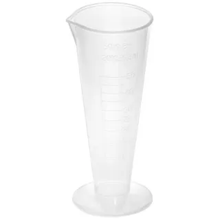 Steinberg Systems - Messbecher 10 Stück 50 ml mit Ausgießer Messbecher aus Kunststoff Messzylinder Dosierhilfe Labormessbecher