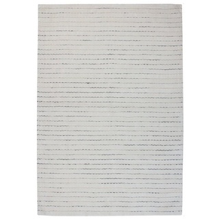 Teppich Teppich SchoenesWohnen24 Prime 110 Weiß / Grau 80cm x 150cm, SchönesWohnen24 grau|weiß 80 cm x 150 cm
