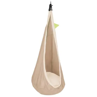 Kinderhängesessel Hanging Nest Beige/Grün/Hellbraun