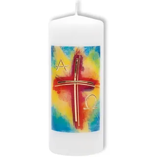 FRITZ COX Osterkerze 'Du bist das Licht' 15x6cm eine Kerze für alle Christen