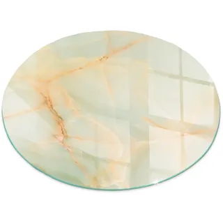 Glas Schutzmatte Für Kaminofen, Robustes Design Abstraktes Marmormuster fi90 cm