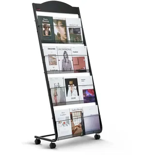 Vevor faltbarer Prospektständer mit 4 Taschen