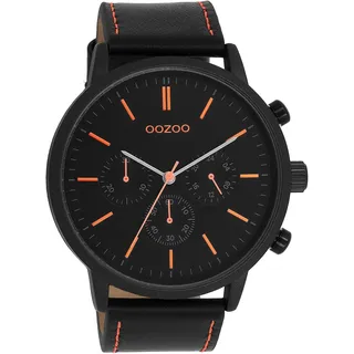 Oozoo Timepieces Herren Uhr | Armbanduhr Herren mit Lederarmband | Hochwertige Uhr für Männer | Edle Analog Herrenuhr in rund | C11200