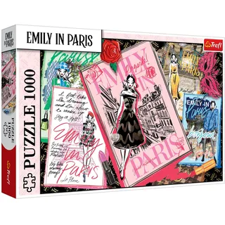 Trefl Puzzle 1000 Teile, Modemagazin,Emily in Paris: Fashion Magazine