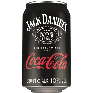 Jack Daniel's & Coca Cola Mixgetränk 10% Vol.
