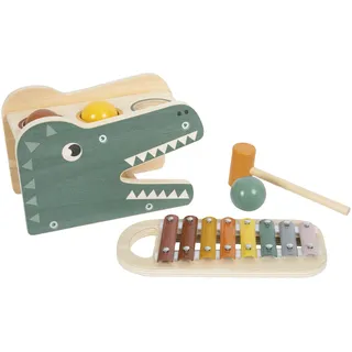 Small Foot Company Kinder-Xylophon Safari 2 in 1 mehrfarbig 12461