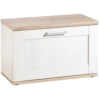 Stella Trading Schuhbank 76 x 50 x 38 cm weiß / weiß