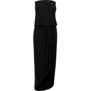 URBAN CLASSICS Shirtkleid Urban Classics Damen Ladies Viscose Bandeau Dress (1-tlg) schwarz 5XL