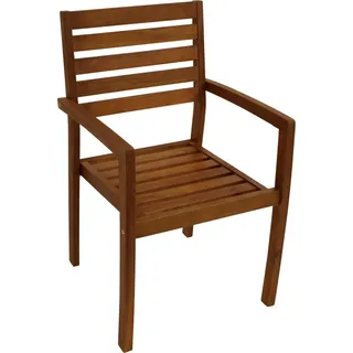 DEGAMO Nizza Gartensessel 55 x 51 x 89 cm braun