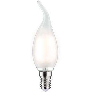 Paulmann 28688 LED Lampe Filament Kerze 4,8W Leuchtmittel dimmbar Satin 2700K Warmweiß E14