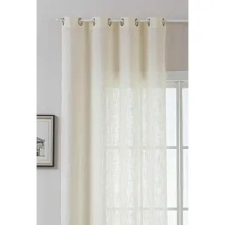 Gardinenbox Seoul Ösen 140 x 245 cm Creme 1 St