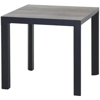 Siena Garden Gartentisch Silva 80 x 80 x 74 cm Washed Grau
