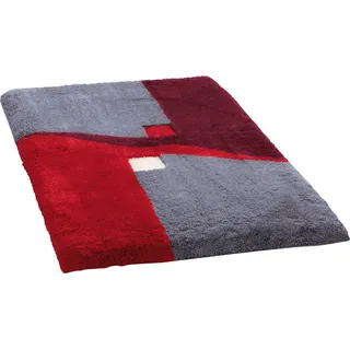 Erwin Müller Badematte Badematte "Athen", Höhe 20 mm, eckig, Grafik/gemustert rot eckig | 70 cm x 120 cm x 20 mm