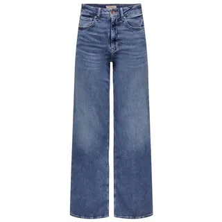 ONLY 5-Pocket-Jeans ONLMADISON BLUSH HW WIDE DNM CRO372 blau L/"30