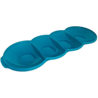 Tupperware Allegra Perle Servierdeckel Deckel Servieren Servierschale Servierquartett türkis petrol