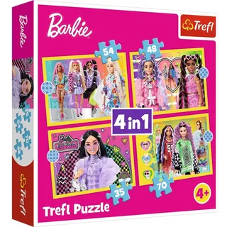 Trefl 4 in 1 Puzzle - Barbie