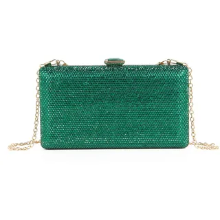 SUKUTU Frauen Kristall Abendtaschen Formelle Party Clutch Box Geldbörse Hochzeit Strass Handtaschen Braut Geldbörse für Party