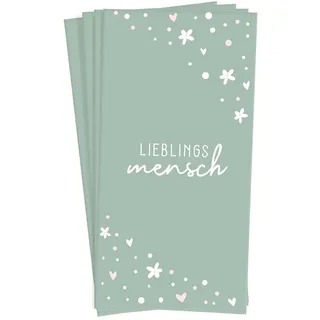 Grafik Werkstatt Taschentücher mit Spruch | Geschenkidee | 10 Stück | Lieblingsmensch