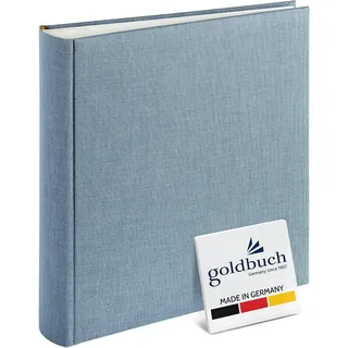 Goldbuch Leinen Fotoalbum Summertime Trend 2 30x31cm 100 weiße Seiten blau-grau