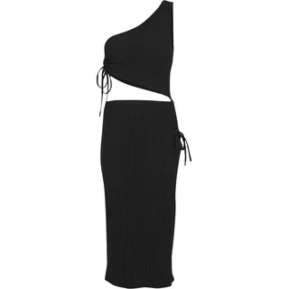 URBAN CLASSICS Shirtkleid Schwarz XS