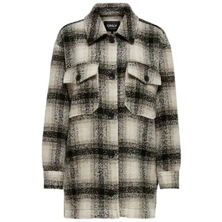 ONLY ONLALLISON Check Wool Shacket CC OTW - S
