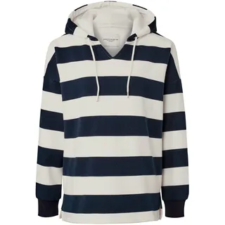 Tchibo - Gestreifter Hoodie - Damen - Gr. XXL - dunkelblau/gestreift