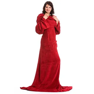 ZOLLNER Kuscheldecke 170 x 200 cm Rot
