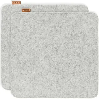 MIQIO Sitzkissen 40 x 40 cm Grau