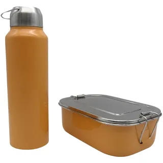 ERNESTO Lunchbox+Flasche Peach (orange)