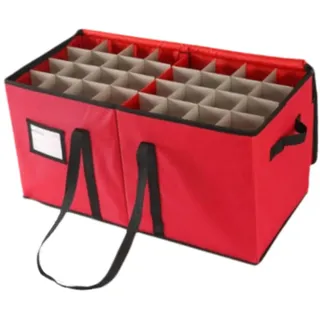 FytStycale Aufbewahrungsbox für Weihnachtsschmuck. Aufbewahrungsbox für bis zu 128 Weihnachtskugeln.