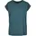 Ladies Extended Shoulder Tee Petrol S