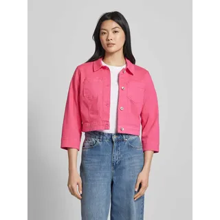 Jacke mit aufgesetzten Brusttaschen, Pink, 48
