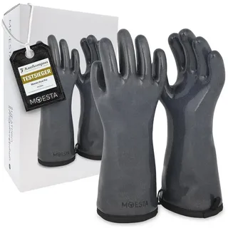 Moesta Grillhandschuhe L 9 Silikon anthrazit