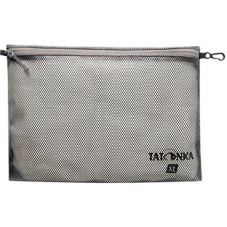 Tatonka Reißverschlusstasche Zip Pouch - Flache Aufbewahrungs- und Dokumententasche in verschiedenen Größen und als Set - durchsichtig, wasserfest und robust , black, XL (35 x 25 cm)