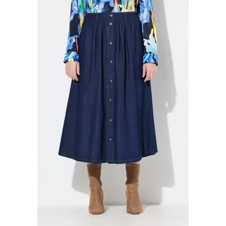 Ulla Popken Jeansrock A-Linie Blau 58/60