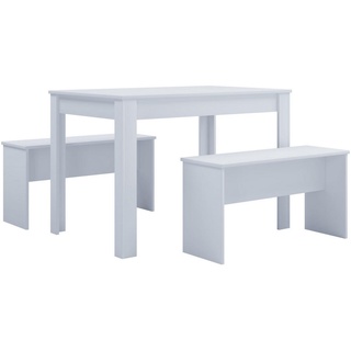 Mid.you Tischgruppe, Weiß, 75x70 cm, Esszimmer, Tische, Esstische