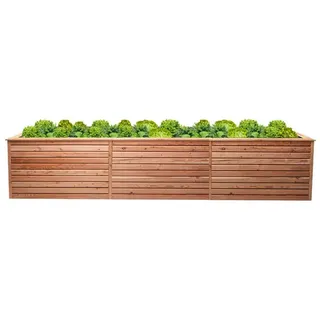 MEGA HOLZ Hochbeet Rhombus XXL 346 x 80 x 73 cm Lärche
