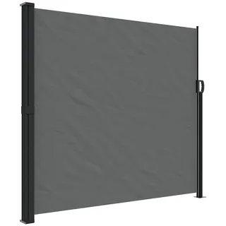 vidaXL Seitenmarkise 180 x 600 cm grau Polyester