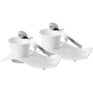 Villeroy & Boch NewWave Caffè Tasse 0,24 l Weiß 6 St.