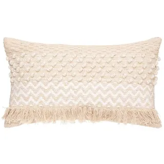 Atmosphera Créateur d'intérieur Dekokissen Dekokissen Cot Sand, Baumwolle, Boho, 30 x 50 cm