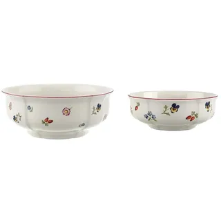 Villeroy & Boch Petite Fleur Schüssel rund, Premium Porzellan & h - Petit Fleur Dessertschale, zarte Schale aus Premium Porzellan mit filigranen Reliefs